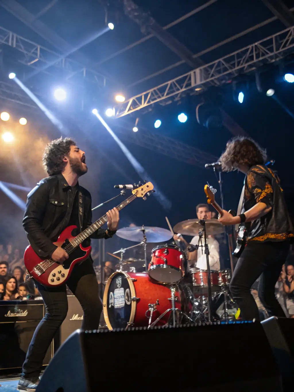 A dynamic image of a live music performance supported by NANACRUZ, showcasing the organization's impact on the local music scene.